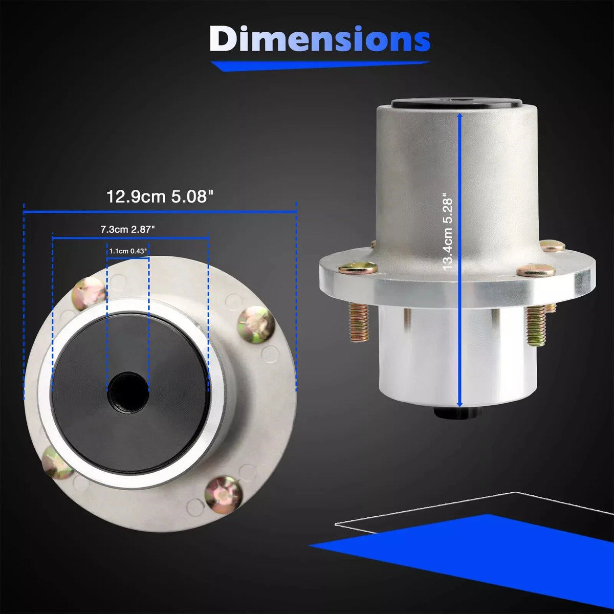 3X Deck Spindle for Hustler Fastrak Raptor SDX SD (48" 54" 60") 125981 605380