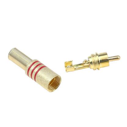 20Pcs RCA Stereo Male Connector Plug Coax Audio Solder Adapter