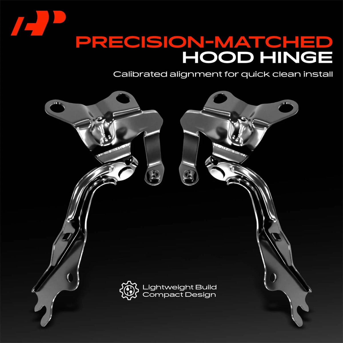 2X Hood Hinge for Mazda 3 (2004–2009) B32H52420A, B32H52410A, MA1236115, MA1236116