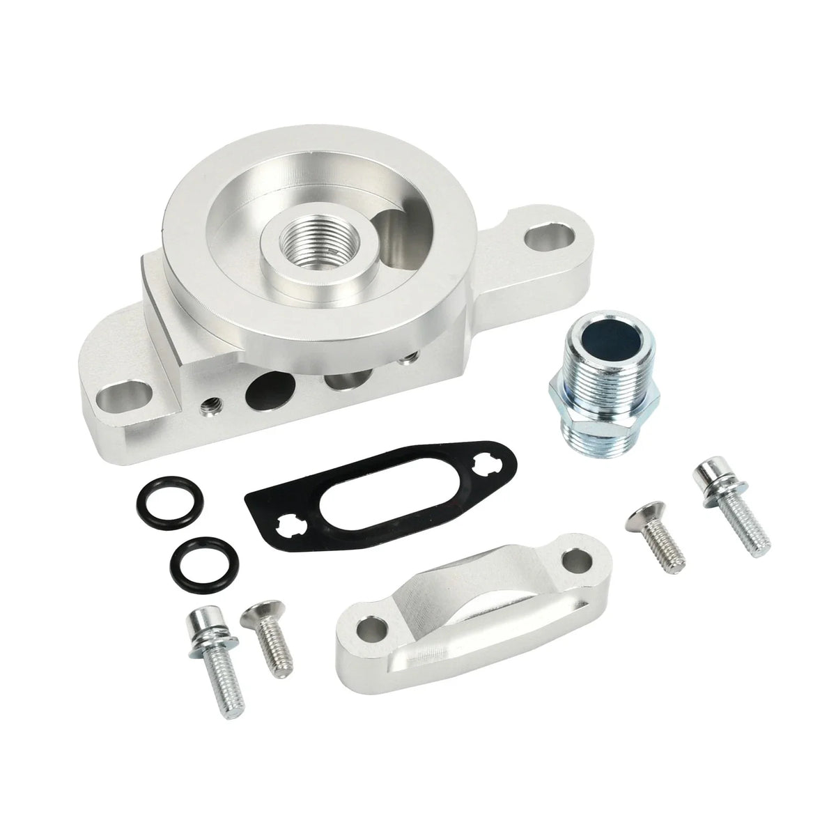 Fabricated Aluminum Light Oil Pan with Oil Filter Adapter for GM LS