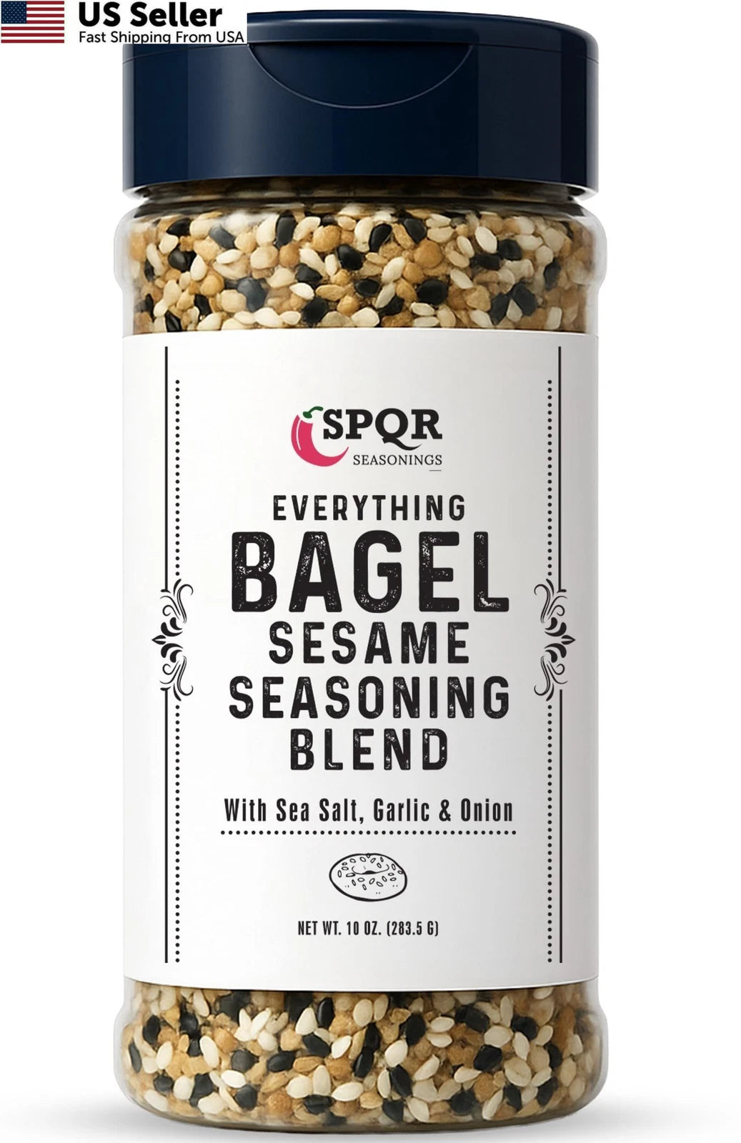 Everything Bagel Seasoning Blend XL 10 Ounce (Pack of 1)