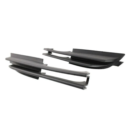 Set of 2 Bumper Grilles for BMW 325i 2001–2006, 323i 1999–2000 LH & RH Black