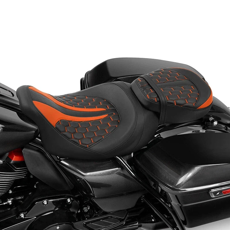 Gel Seat for Harley Touring CVO Road Glide (2009–2023) Black