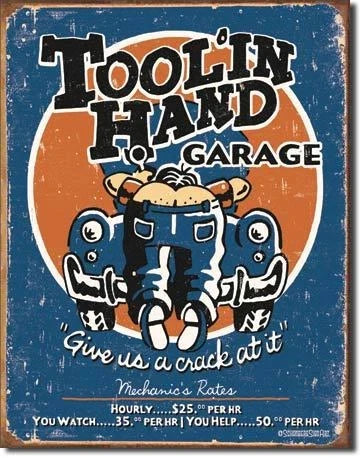 Vintage Replica Tin Metal Sign for Garage (1319)