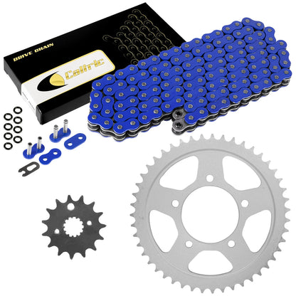 Blue O-Ring Drive Chain & Sprockets Kit for Suzuki GSF600 Bandit (1995–2004) EG1995FS122XO