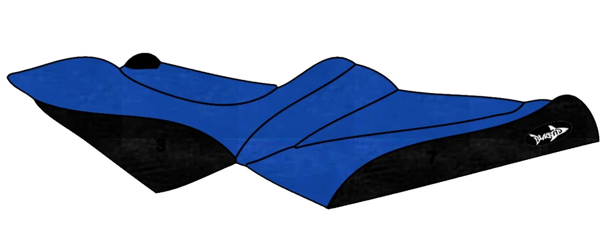 Seat Cover for Seadoo GTX (2007–2009) Blue Black Limited Blacktip Premium