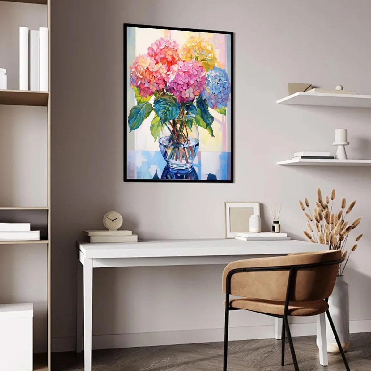Hydrangea Diamond Painting Kit for Adults 12x16 Inch