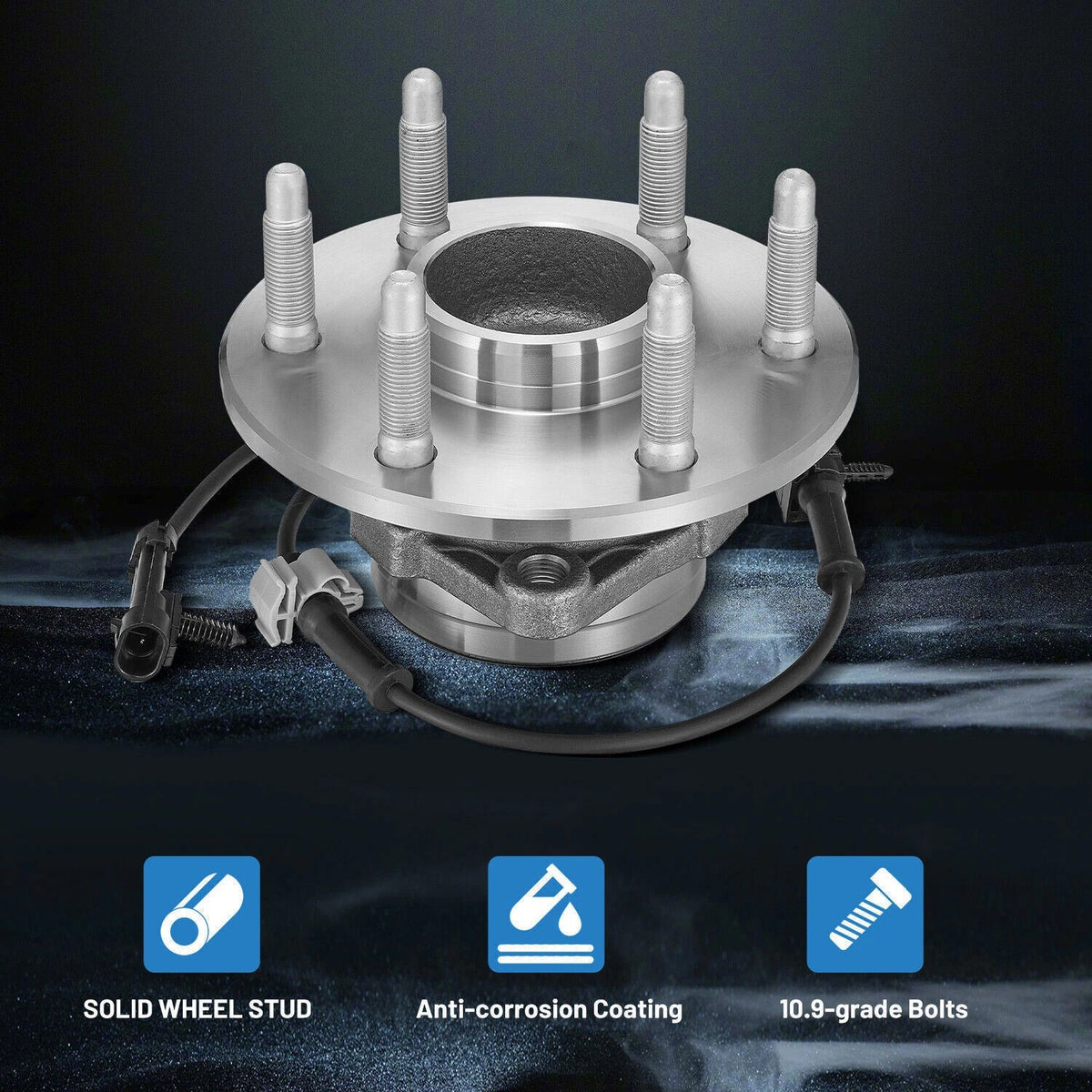 Front Wheel Bearing Hub for Chevy Silverado GMC Sierra 1500 Tahoe (1999–2006)