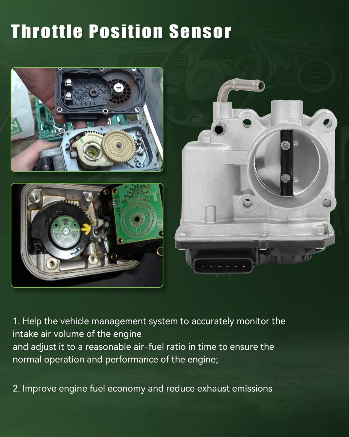 Throttle Body for Nissan Versa (2012–2019), Versa Note (2014–2019), Micra (2015–2019) 1.6L