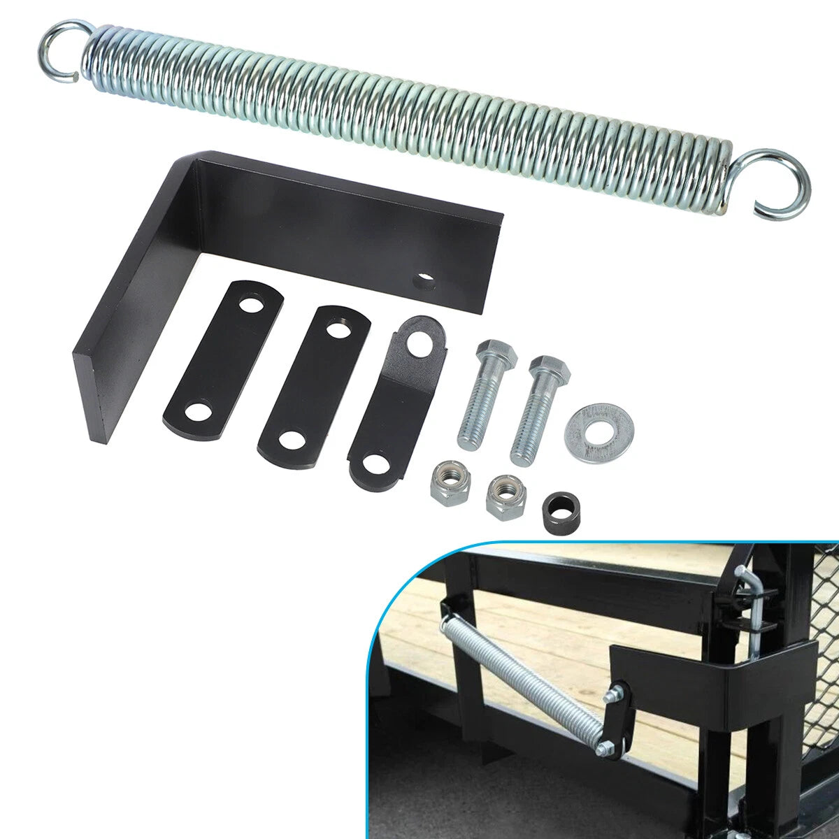Trailer Tail Gate Spring Lift Assist Kit for Utility & Trailer Tailgates