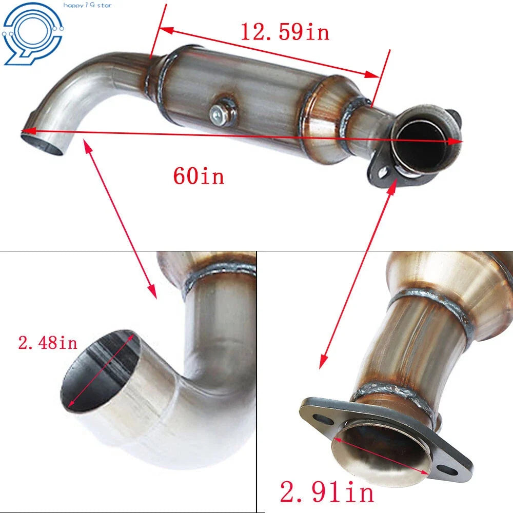 Set of 2 Catalytic Converters for Ford F-150 (2011–2014) V8 5.0L