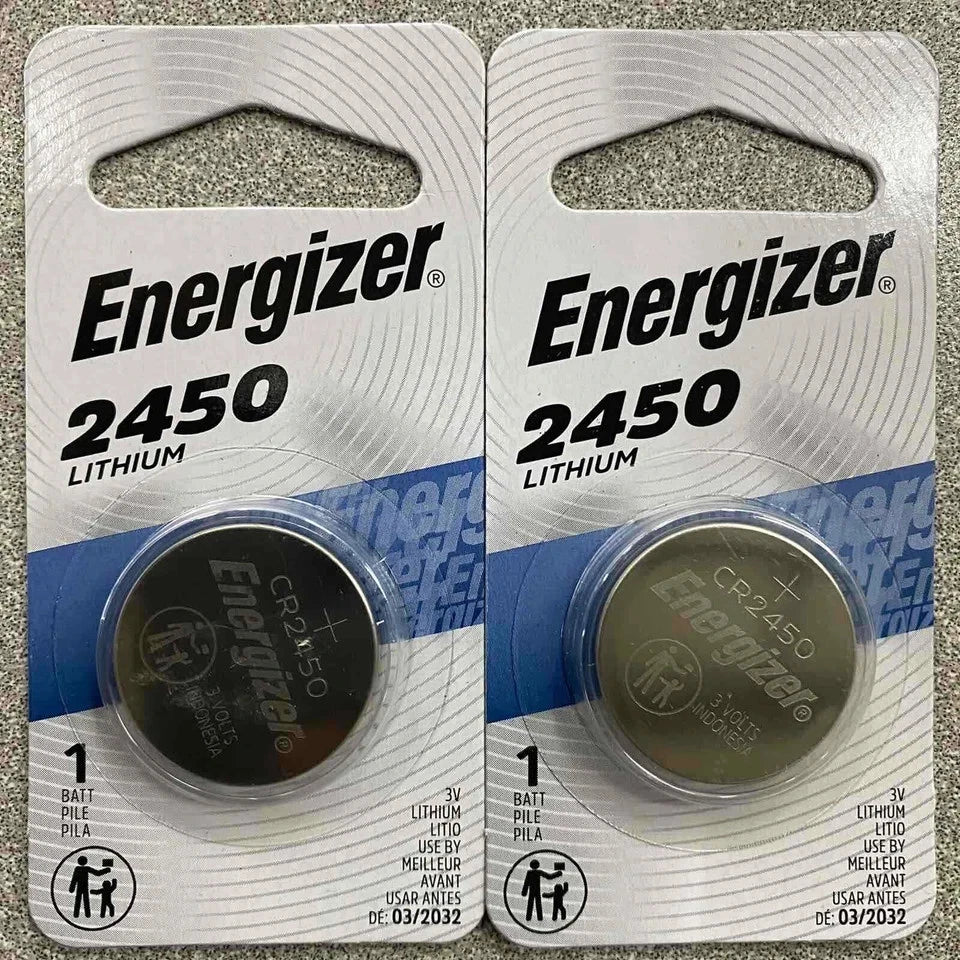 2 Pack Lithium 3V Battery ECR2450 CR2450 BR2450 for Various Devices
