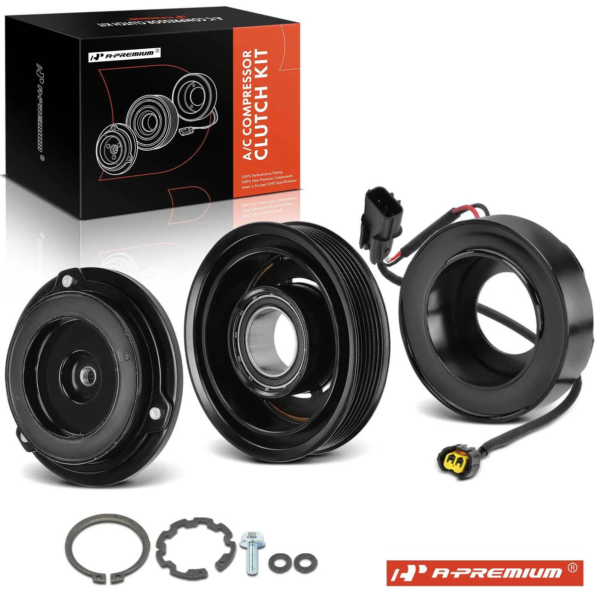 A/C Compressor Clutch Kit for Hyundai Kona (2018–2021)