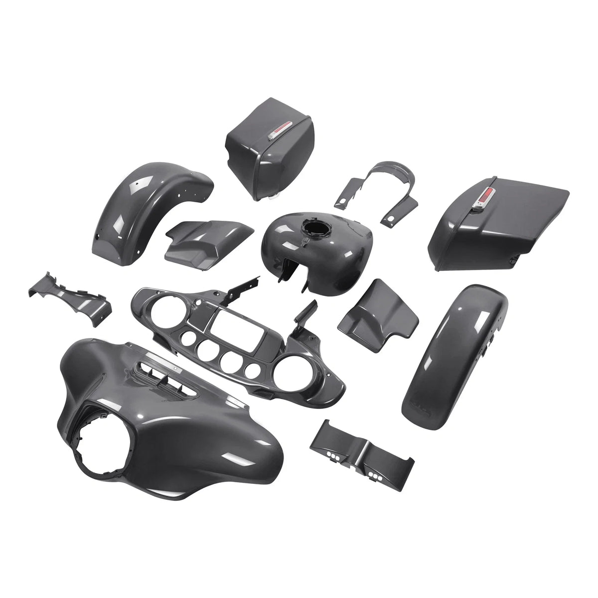 Fairings Body Kit for Harley Street Glide (2014–2024) Gauntlet Gray Metallic