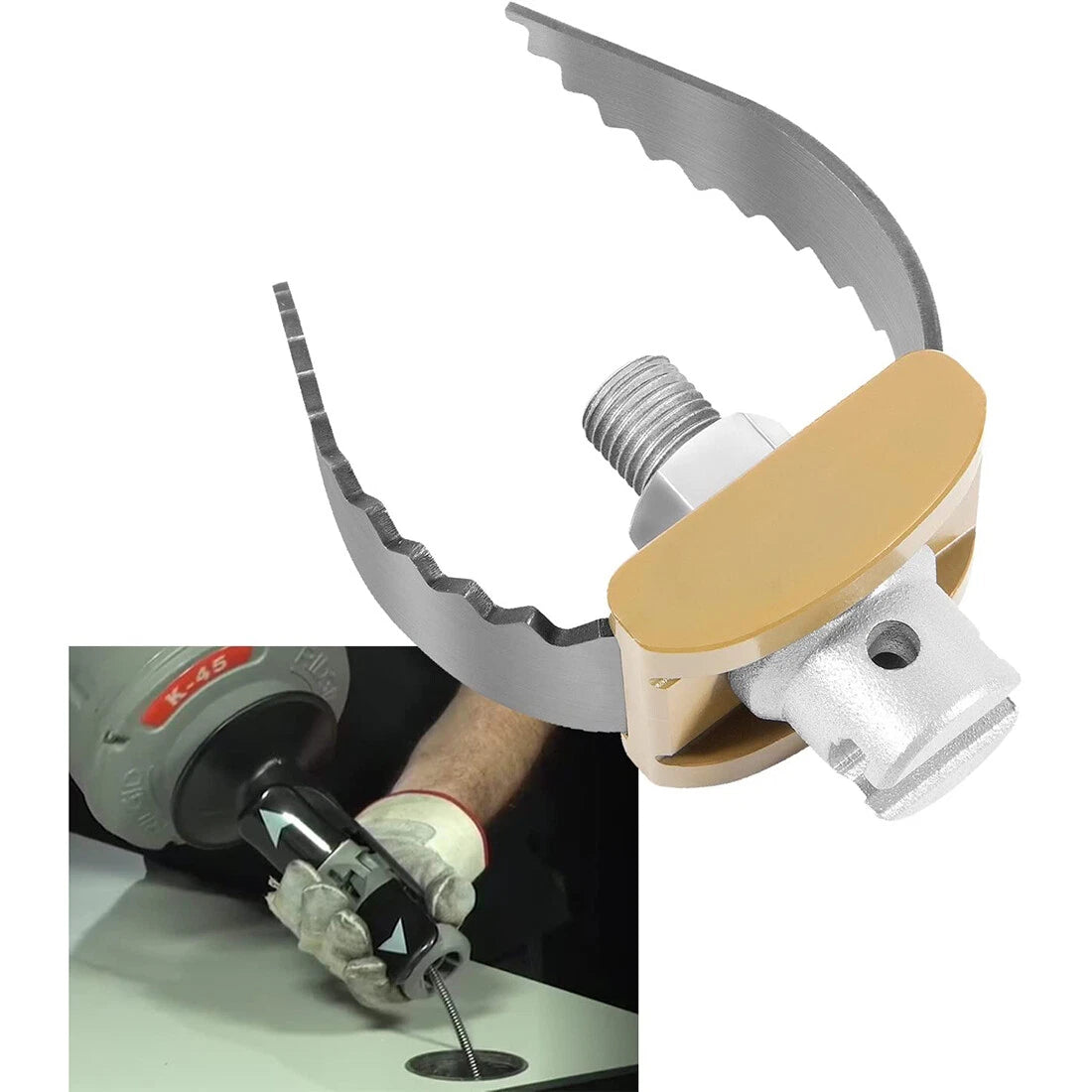 2" Heavy Duty C-Cutter for Ridgid K-3800 Drum