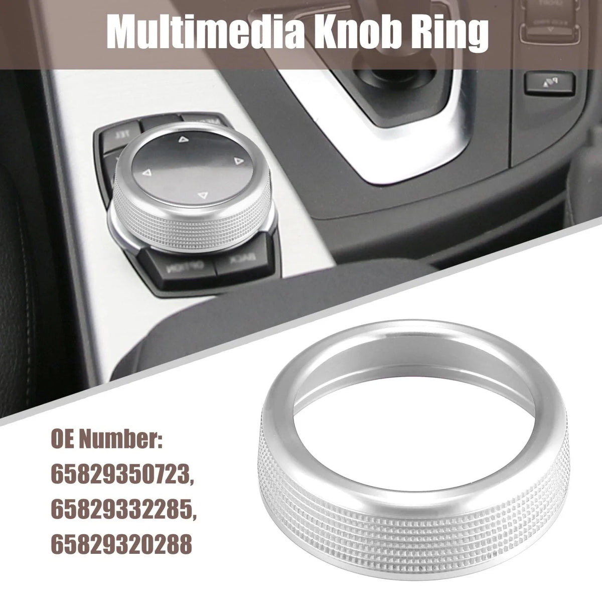 Multimedia Knob Cover Ring for BMW 1 2 3 4 5 6 7 Series X3 X4 X5 X6 (2000–2023)