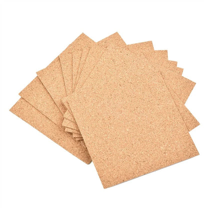 Self-adhesive Cork Mat 100x100x1mm for Various Applications