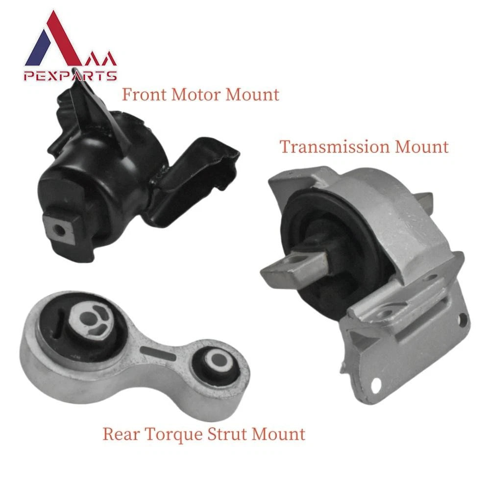 3X Engine Motor & Transmission Torque Strut Mount for Mazda 6 (2009–2013) A4431 A4443 A5474