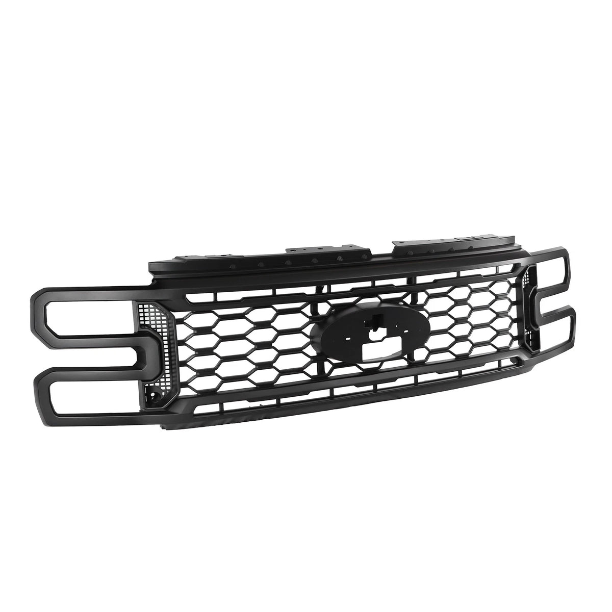 Matte Black Front Grille for Ford F250 F350 Super Duty (2023–2024) PC3B 19H250 AC, PC3B 8200 HH51MX, P708 GR STX ASM