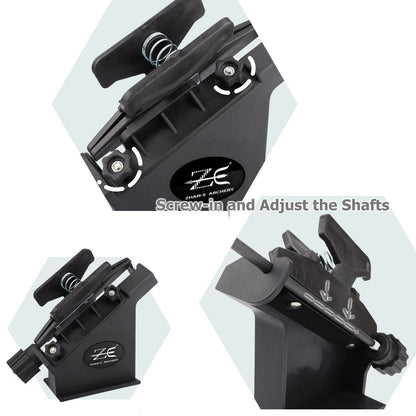 Arrow Fletching Jig for Archery (Straight, Black)