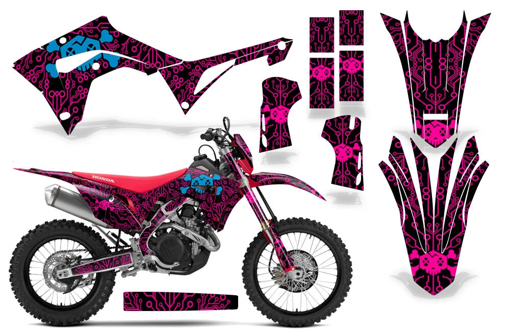 Graphic Stickers +#PLT Decals for Honda CRF450R CRF450X (2017–2022)
