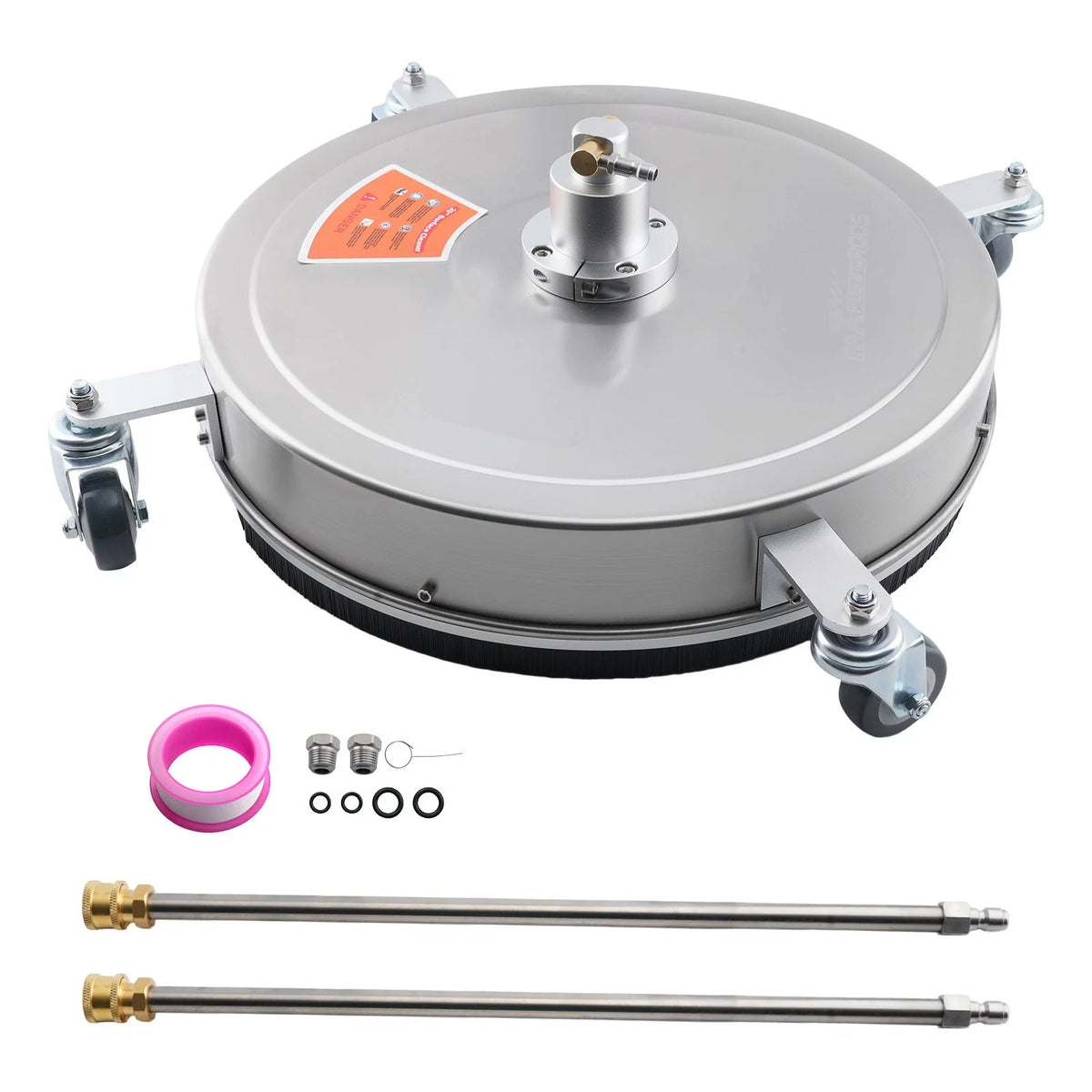 20 Inch Surface Cleaner for Pressure Washer 4200PSI with 2 Extension Wands