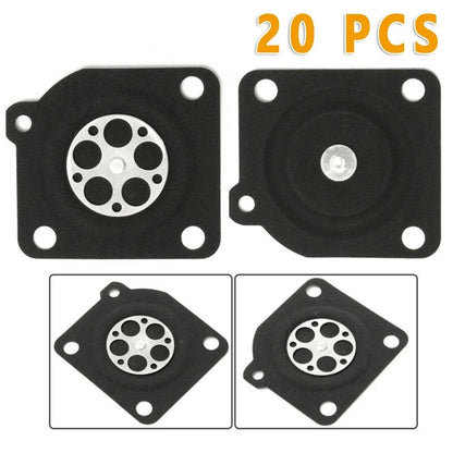 20PCS Metering Diaphragm for Carburetor Repair