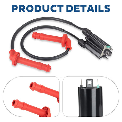 Ignition Coil w/ Spark Plug Cap Wire for Honda CBR600SJR (1996) CBR600F3 (1995–1998)