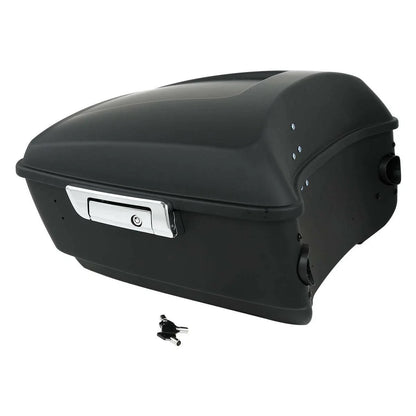 Matte Black King Trunk Mount Rack for Harley Touring Road Glide (2014–2026)