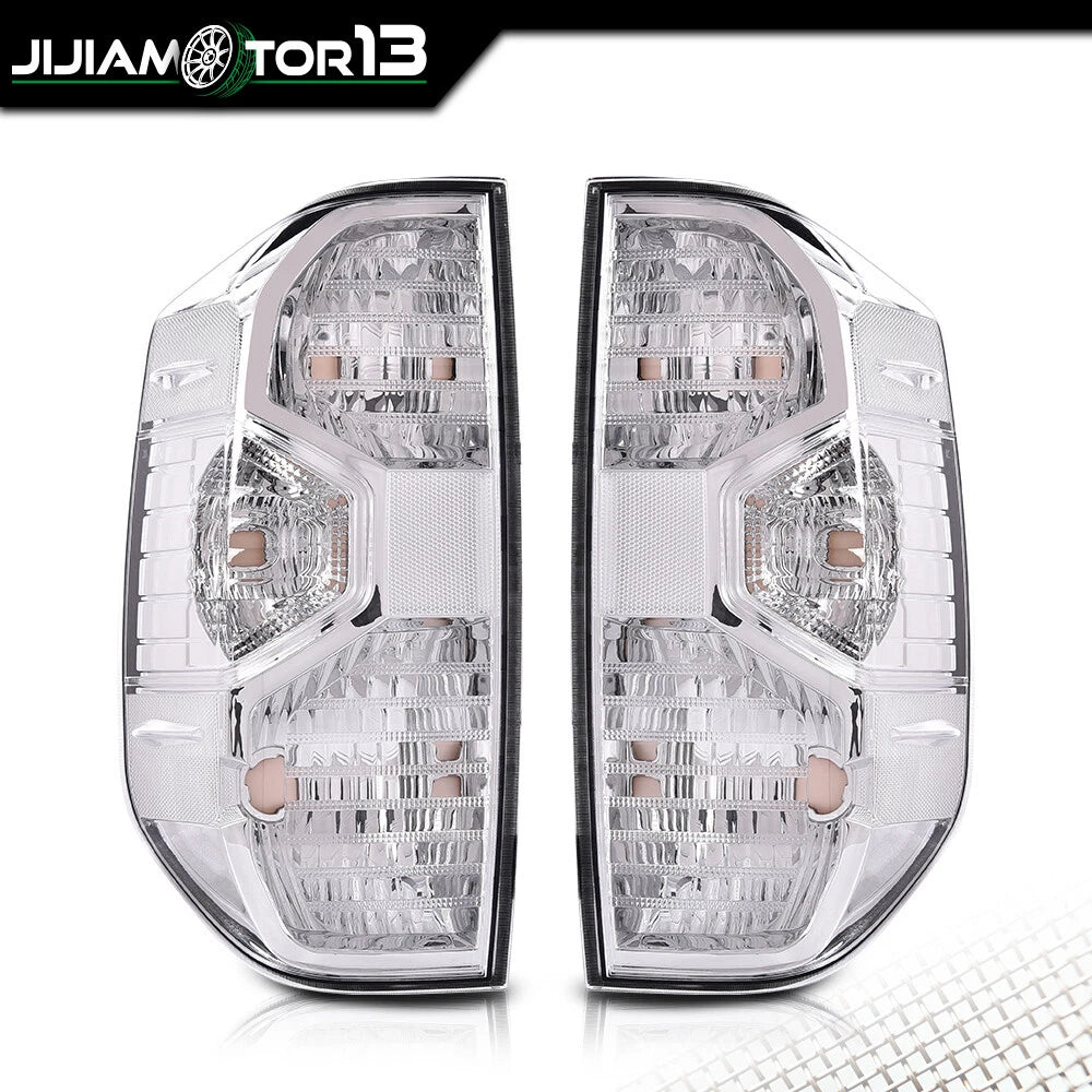 2X Clear Tail Brake Lights for Toyota Tundra (2014–2021) J-02RLA2002AWW, 815500C100