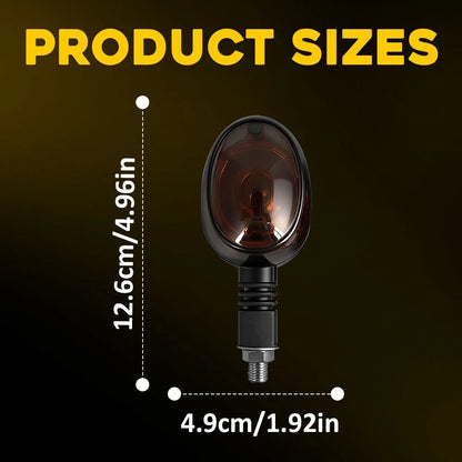 4X Smoked Amber Turn Signal Lamps for Buell Blast (2000–2010) X1 (1999–2002) M10
