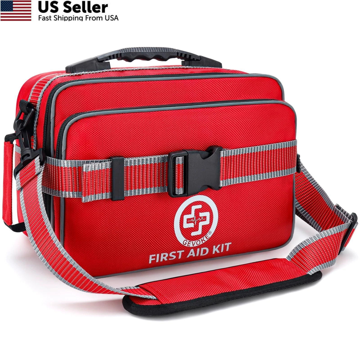 500 Piece Emergency First Aid Kit for Home, Car