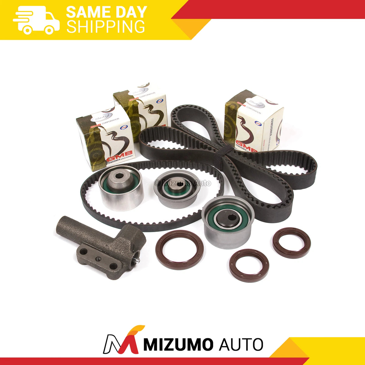 Timing Belt Kit with Hydraulic Tensioner for Eagle Mitsubishi Turbo (1989–1992)