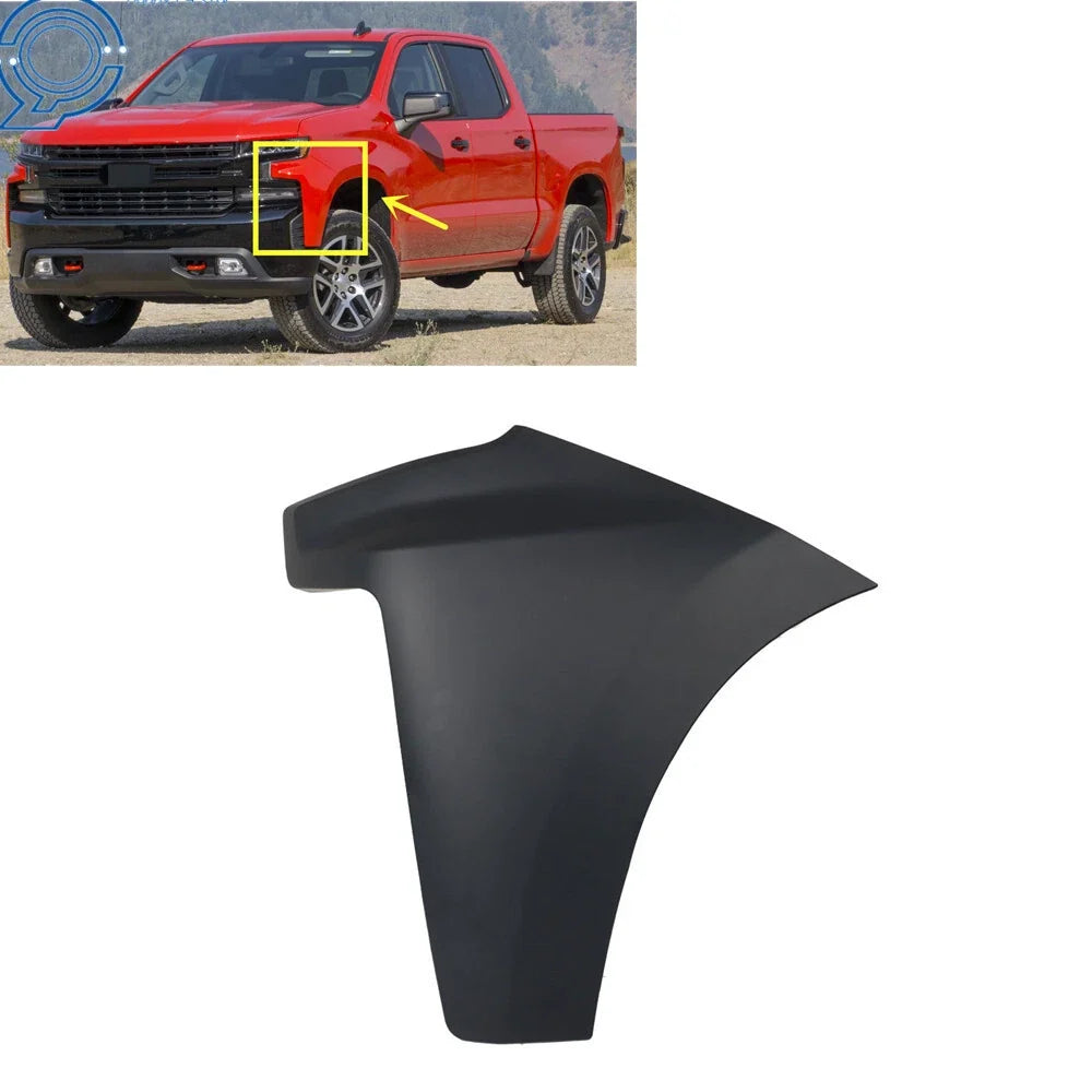 Left Side Front Bumper End Cap for Chevy Silverado 1500 (2019–2022)
