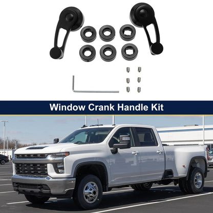 Set of 1 Car Door Window Crank Handle for Chevy Ford Chrysler (Black)