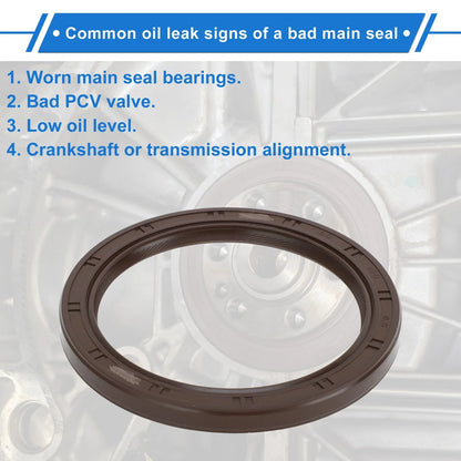 1 Pc Rear Crankshaft Oil Seal for Nissan Altima Stanza (1993–1997) No. 12279-5L310
