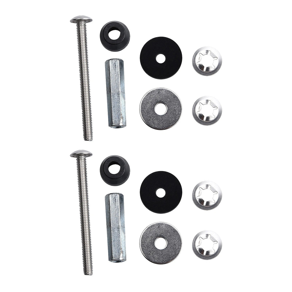 2X Stainless Steel Toilet Seat Bolts Kit for Easy Install