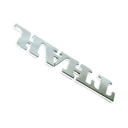 Chrome Logo Decal Emblem Badge for Mahindra Thar (2020–2023)