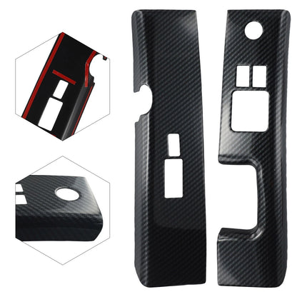 Carbon Fiber Interior Glass Switch Covers for Nissan 350Z (2006–2008)