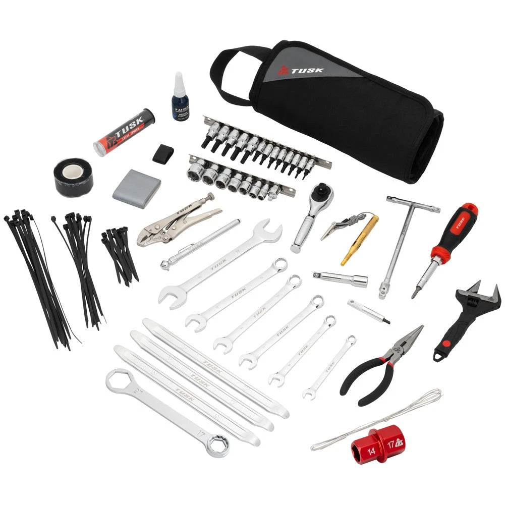 Tusk Adv Tool Kit with Hex 14/22mm Axle Tools for Motorcycle (217-173-0041)