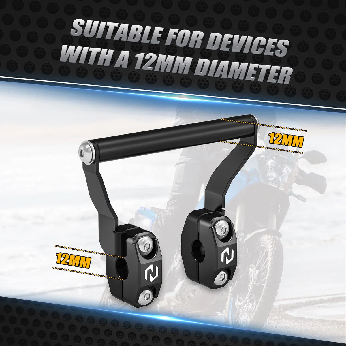 CNC Aluminum Navigation Rise Bracket Lifter for Yamaha Tenere 700 (2019–2023)
