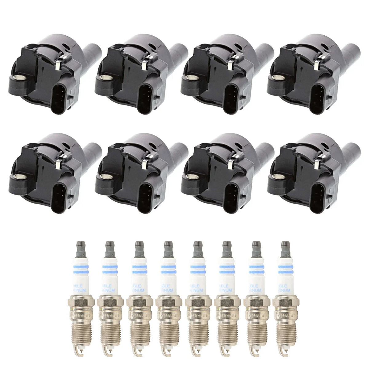 Set of 8 Ignition Coils & Spark Plugs for Savana 1500 2500 V8