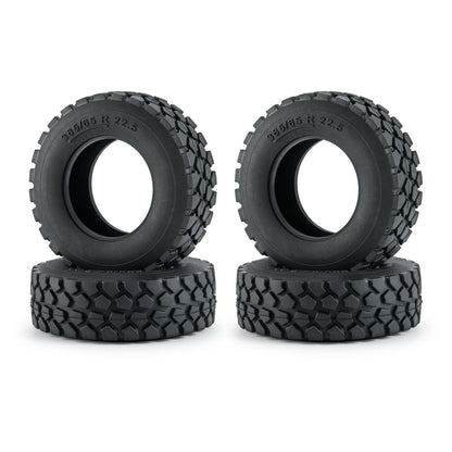 Set of 4 Rubber Tires for Tamiya 1/14 RC Tractor Truck