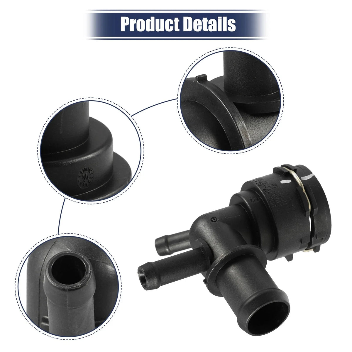 Radiator Coolant Hose Flange Connector 5Q0122291E for Volkswagen Golf MK7 (2012–2020)
