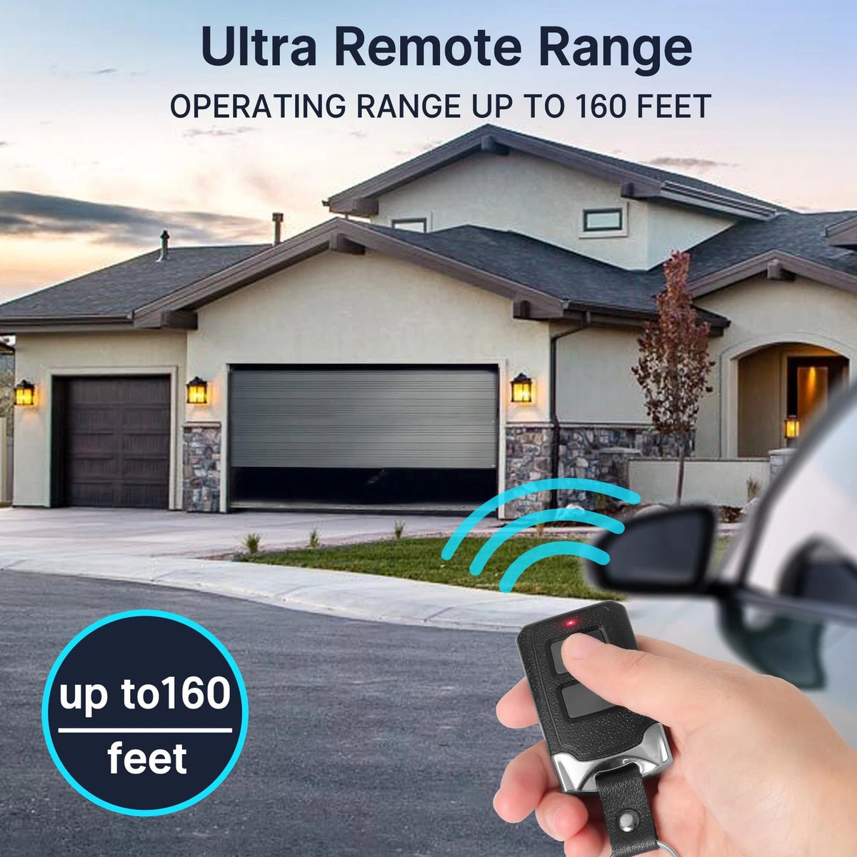 2 Garage Door Opener Remotes for Chamberlain LiftMaster Craftsman