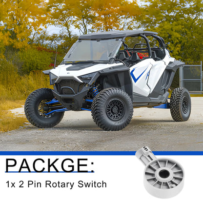 Gear Position 2 Pin Rotary Switch for Polaris RZR 900 Ranger XP 4 1000 (2017–2023)