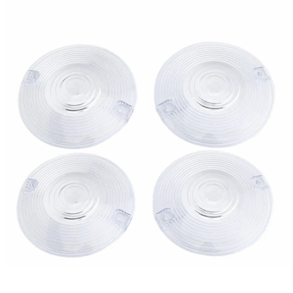 Set of 4 Turn Signal Light Indicator Cover Lens for Harley Davidson Electra Glide