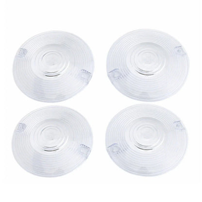 Set of 4 Turn Signal Light Indicator Cover Lens for Harley Davidson Electra Glide
