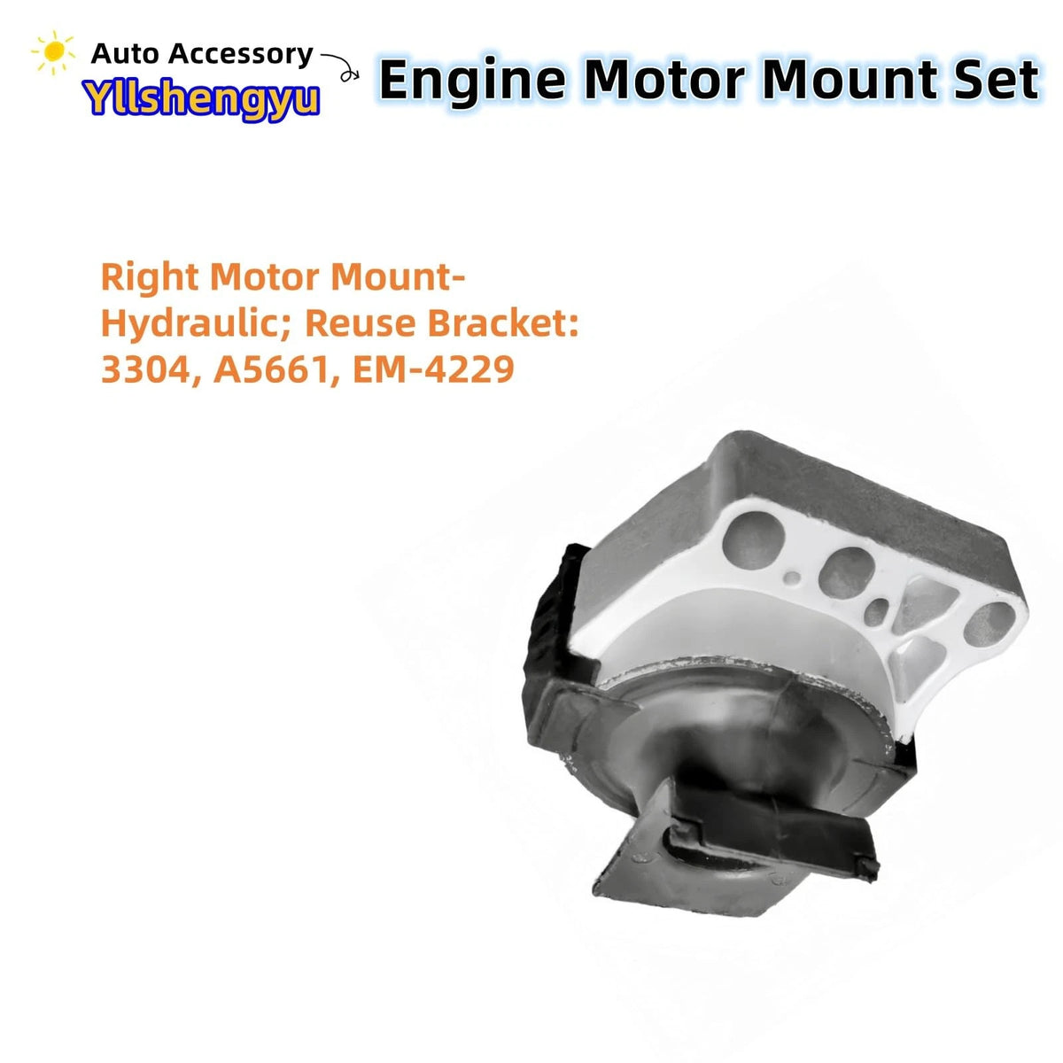 Engine Motor & Transmission Mount Kit for Ford Escape (2013–2019)
