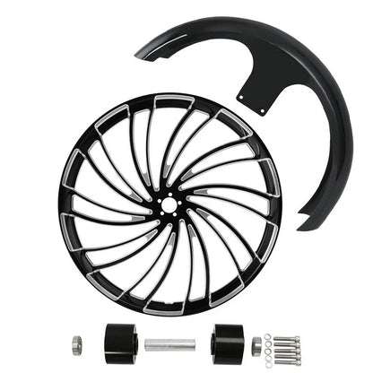 26" Front Wheel Rim for Harley Touring (2008–2024) Dual Disc Hub Fender